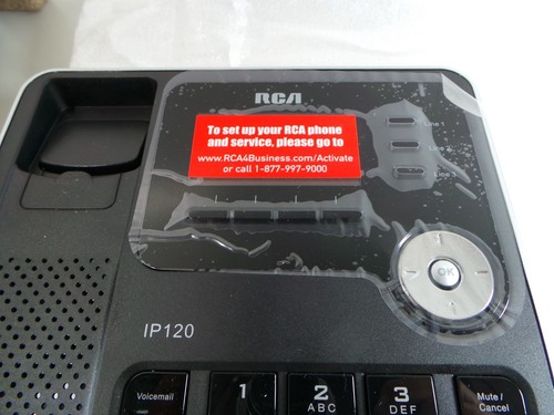 RCA IP120S Business Class VoIP 3 Line Phone System Telephone - Picture 7 of 7
