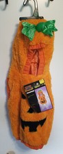 Halloween Pumpkin Hooded Vest Costume Size Small Kids Ages 2-6 Totally Ghoul