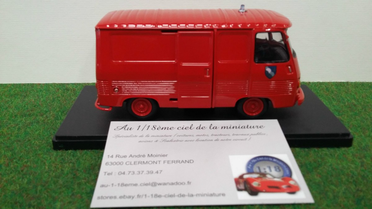 Eligor 1/43 Peugeot J7 Sapeurs Pompiers Essonne Avec Zodiac, D'occasion