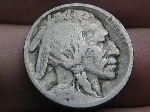 1915 P Buffalo Nickel 5 Cent Piece- Philadelphia, VG/Fine Details