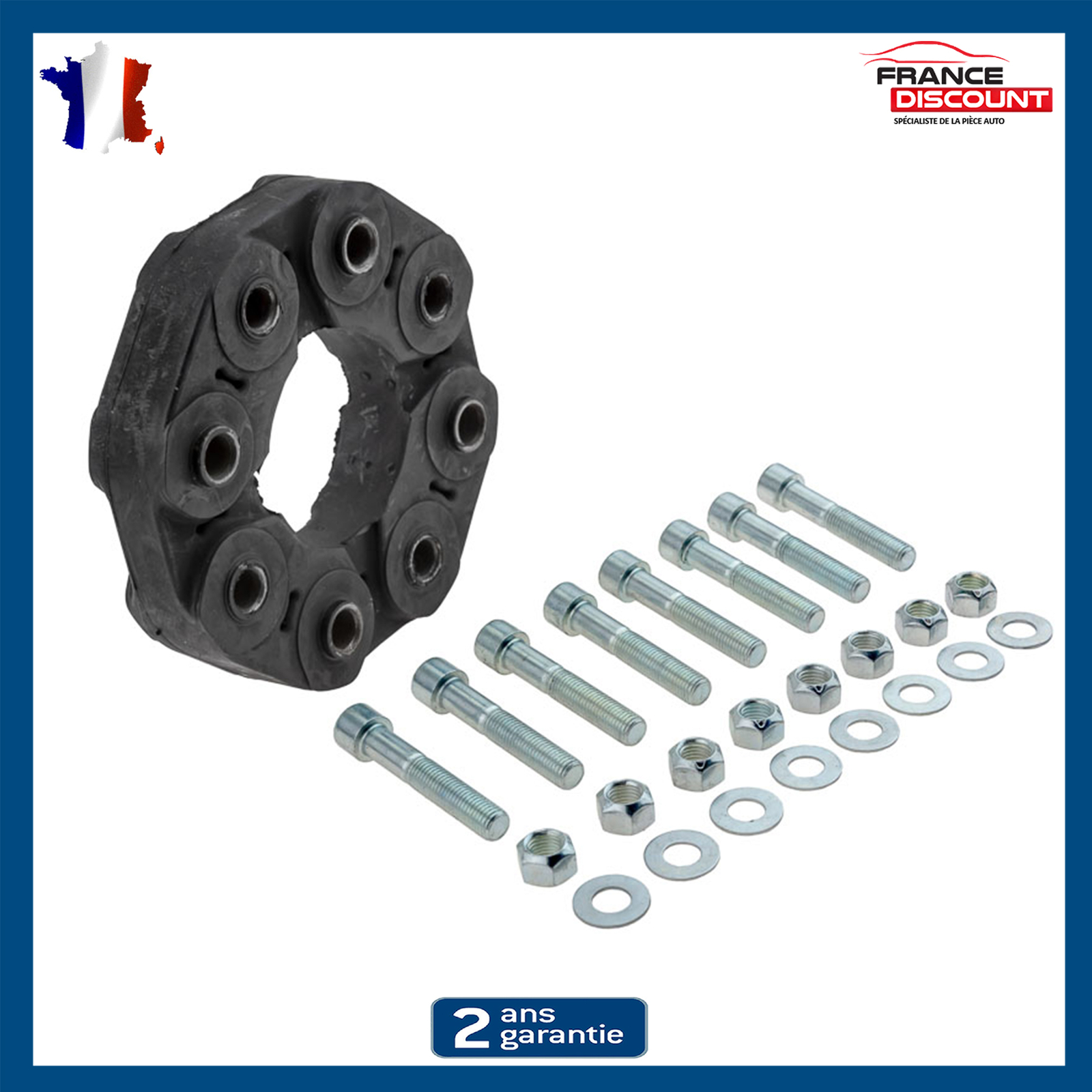 Flector de transmission pour Nissan NV400 dCi joint de cardan en caoutchouc noir renforcé