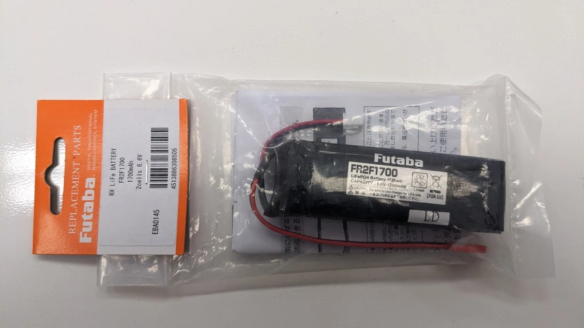 Vhbw Battery Compatible With Futaba 10J 14SG 4PKS 4PL 6J 8J Transmitter 2000 Mah 6 V Nimh
