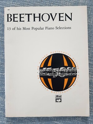 Beethoven 13 Of His Most Popular Piano Selections (Alfred