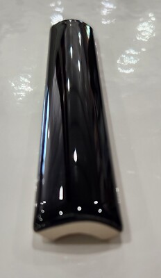 Glossy Black Quarter Round Ceramic Tile 1x6 Inch And Beak