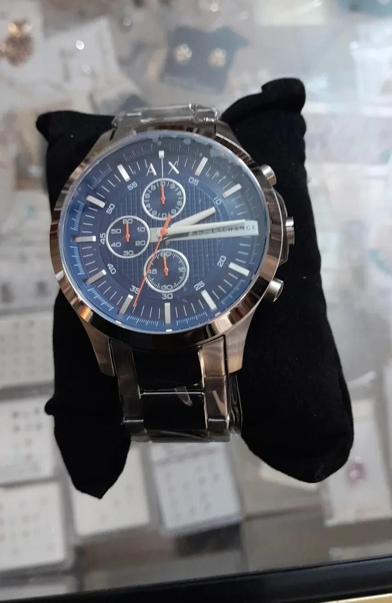 ARMANI EXCHANGE AX2155 MENS SILVER CHRONOGRAPH QUARTZ ANALOGUE