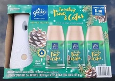 Glade Twinkling Pine and Cedars Automatic Spray with 3 Refills Limited Edition
