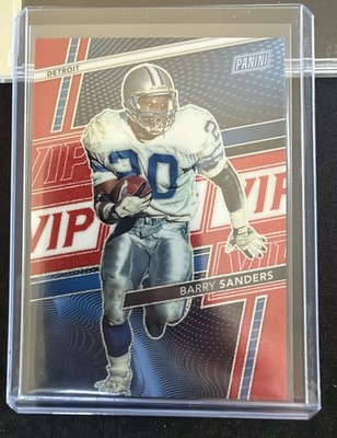 Barry Sanders 2026 Panini National Gold VIP Packs Red Ice # /99