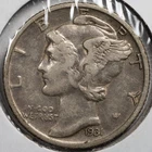1931-S Mercury Dime Very Fine+ (VF+)