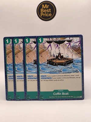 One Piece - 4x OP14-039 Sargboot ungewöhnlich (near mint)