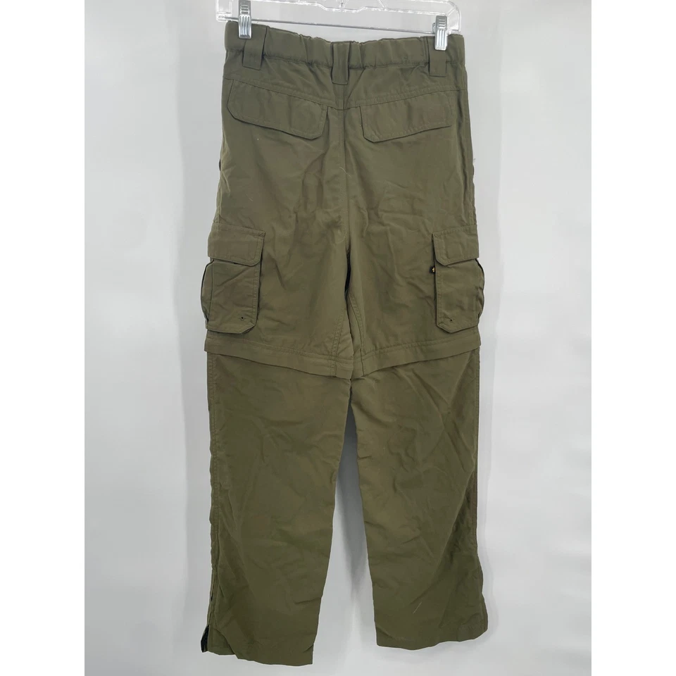 Boy Scouts of America Convertible Cargo Pants Green Outdoor Youth Large - Image 3 of 4