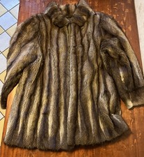 Nerzmantel Echtpelz Nerz Braun 