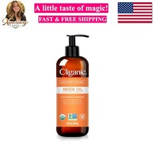 Organic Neem Oil for Face, Skin Plants 16oz, 100 Pure Natural Cold Press...