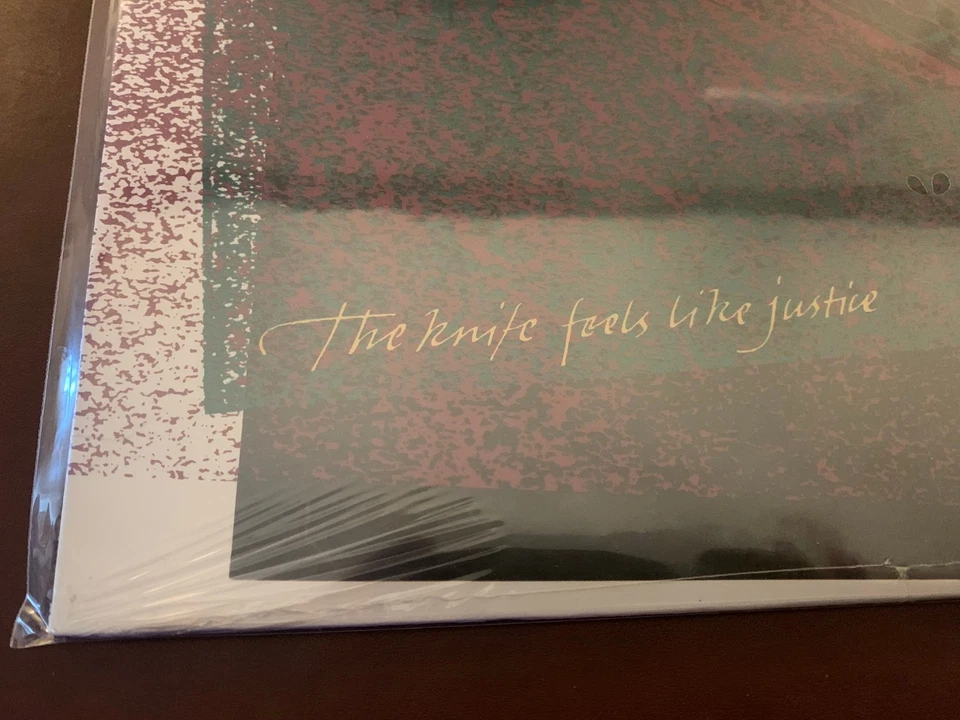 Brian Setzer The Knife Feels Like Justice 1986 LP - SEALED - Image 3 of 4