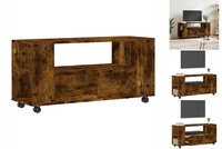 Tv-Schrank RäUchereiche 102X34,5X43 Cm Spanplatte Tv-Lowboard Fernseher Regal