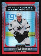 2021-22 O-Pee-Chee Platinum Red Prism #270 Jasper Weatherby /199