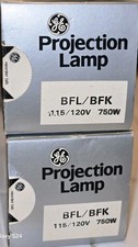 PAIR NOS GE BFL/BFK PROJECTION LAMPS