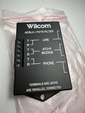 PS-15 Wilcom ADSL2+  Wall Mount POTS Filter Splitter Terminal Jack PS-15-01 13S
