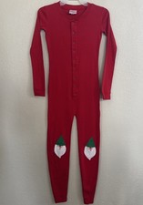 HANNA ANDERSSON Organic Cotton Holiday Unisex Santa Pajamas Sz 140 US 10