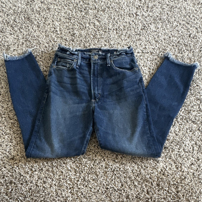 Abercrombie & Fitch Women s Simone High Rise Ankle Jeans Blue Denim Size 25/0R