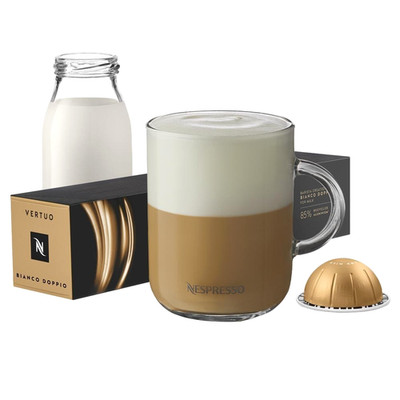 Nespresso Vertuo Barista Creations Bianco Doppio Coffee Capsules 60 Pods