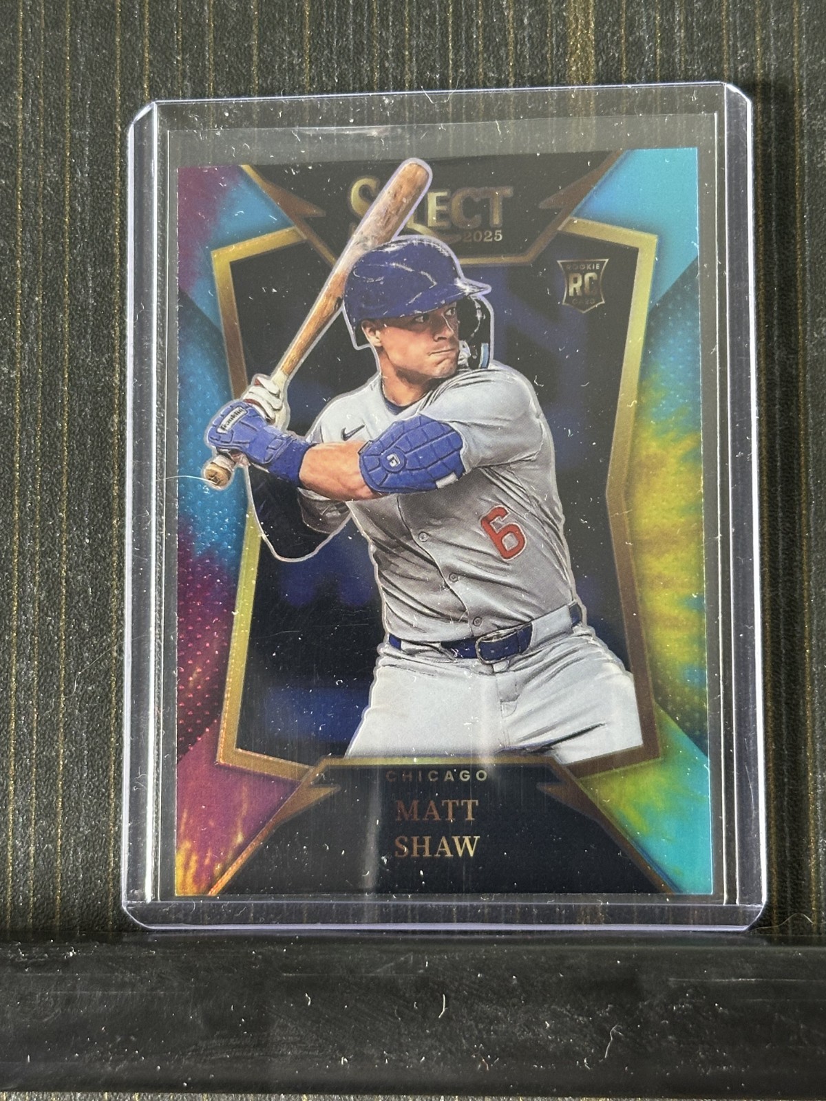 2025 Select Matt Shaw #34 Tie-Dye Prizm /25 (RC)