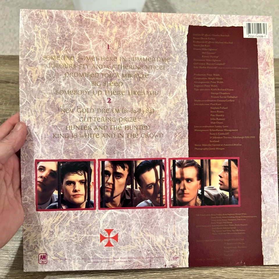 SIMPLE MINDS - New Gold Dreams - Album - 1982 A&M Records - Gold Colored Vinyl - Image 2 of 4