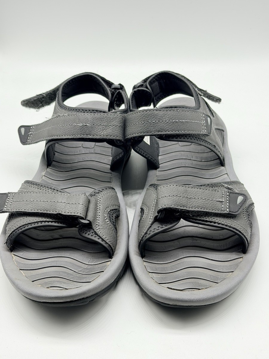 Eddie Bauer Sunset Sport Sandals Mens Size 12 Gray Adjustable Hiking View 3