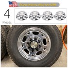 Wheels Center Caps Set of 4 Silver, Fit 1999-2008 GMC Sierra 2500, 8 Lugs Caps