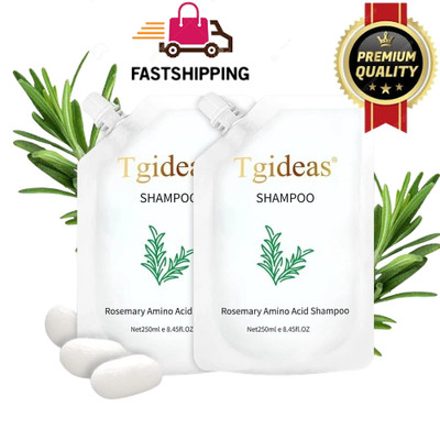 Anti Hair Loss Rosemary Shampoo Hydrolyzed Protein 2 Pack Thick Hair Care.