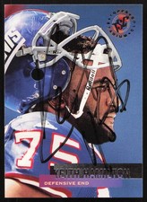 Keith Hamilton Signed 1995 Stadium Club Card 144 New York Giants