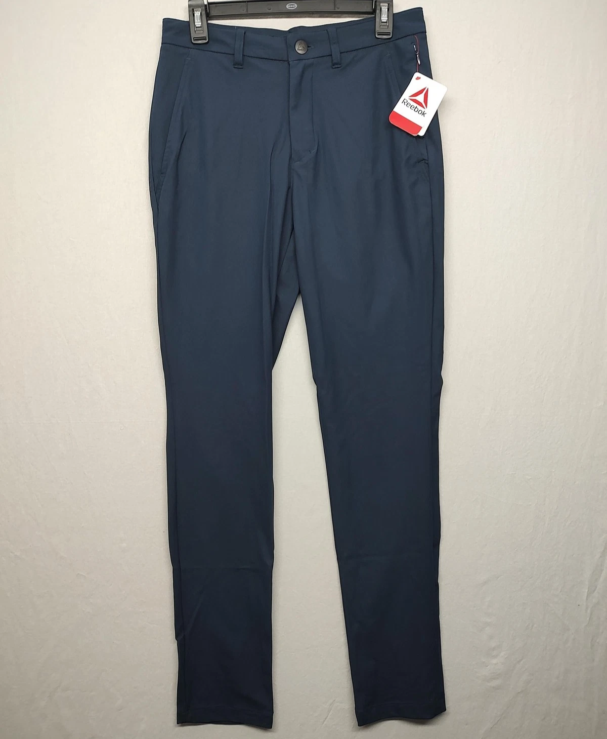 Reebok Pants Mens 28x32 Navy Blue Golf Performance Stretch Athletic Lightweight