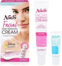 Nad's Gentle & Soothing Facial Hair Removal For Women - Sensitive Depilatory... 