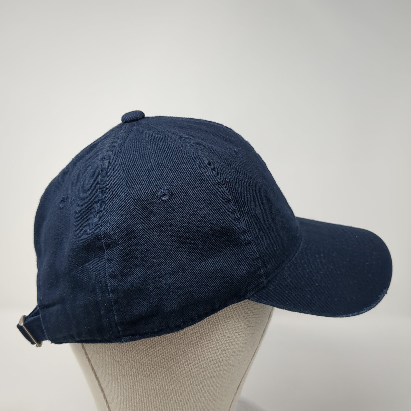 Unbranded Slideback Baseball Cap Solid Blue One S… - image 5