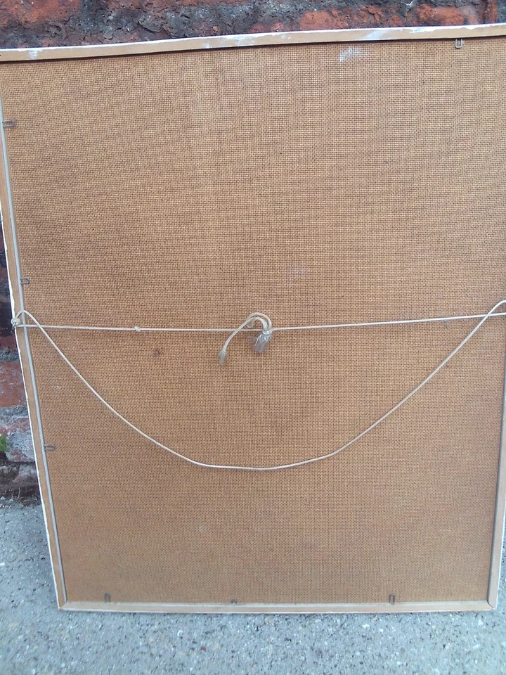 Vintage Original 1960s Framed J H Lynch Print Tina  Mid-Century Art 24" x 20" - image 4 of 4