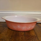 Vtg Pyrex Pink Daisy Cinderella 045 Casserole Baking Dish 2.5 Quart No Lid
