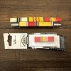 Vintage Lot of 6 Military Medal Ribbon And Bar Bars Vietnam Cold War Navy Army