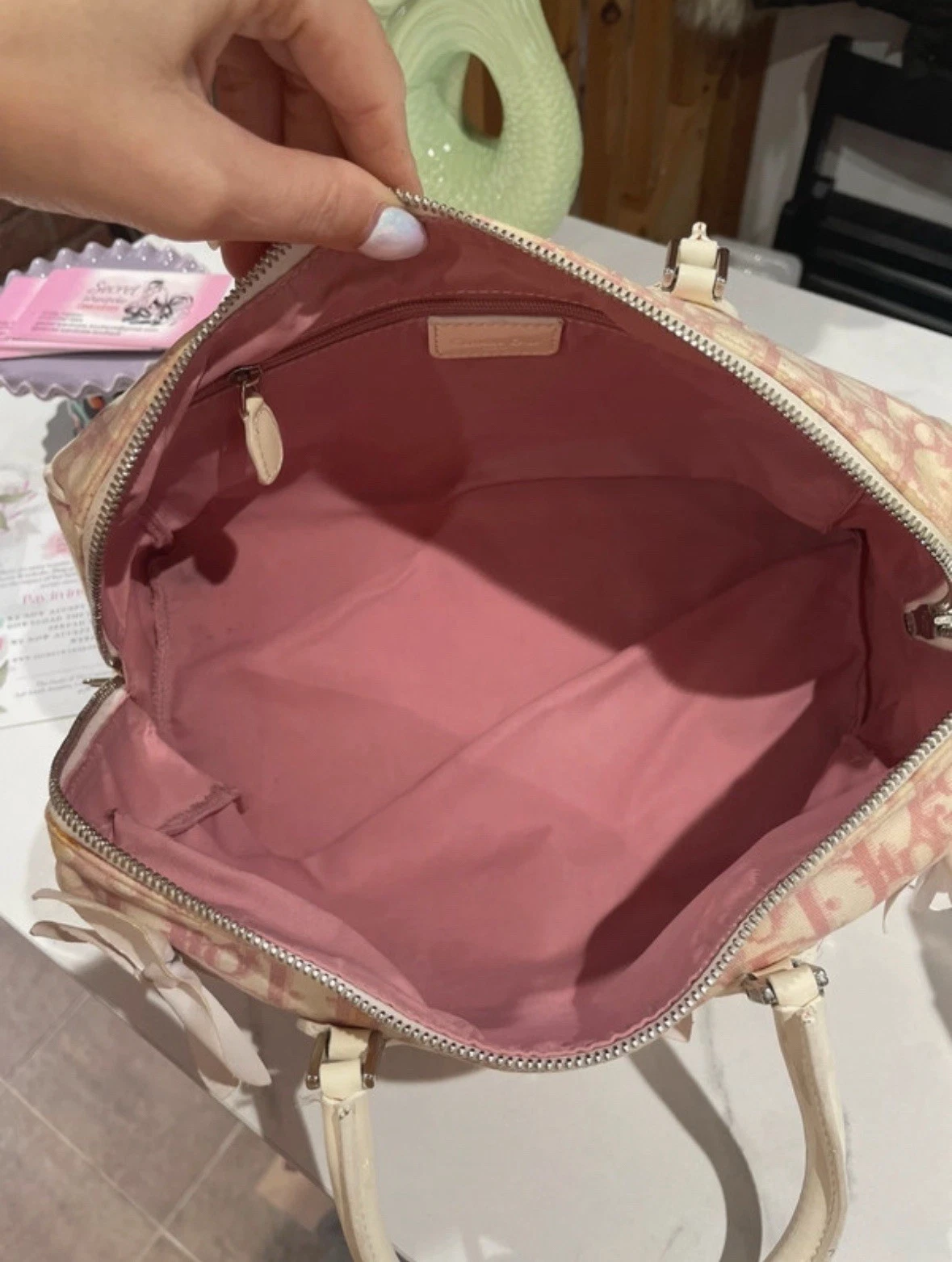 Rara borsa da bowling Dior Diorissimo   epoca John Galliano