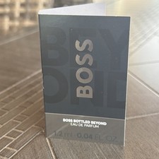 Boss Bottled Beyond Eau de Parfum Spray 1.2ml NEW SAMPLE VIAL ON PROMO CARD