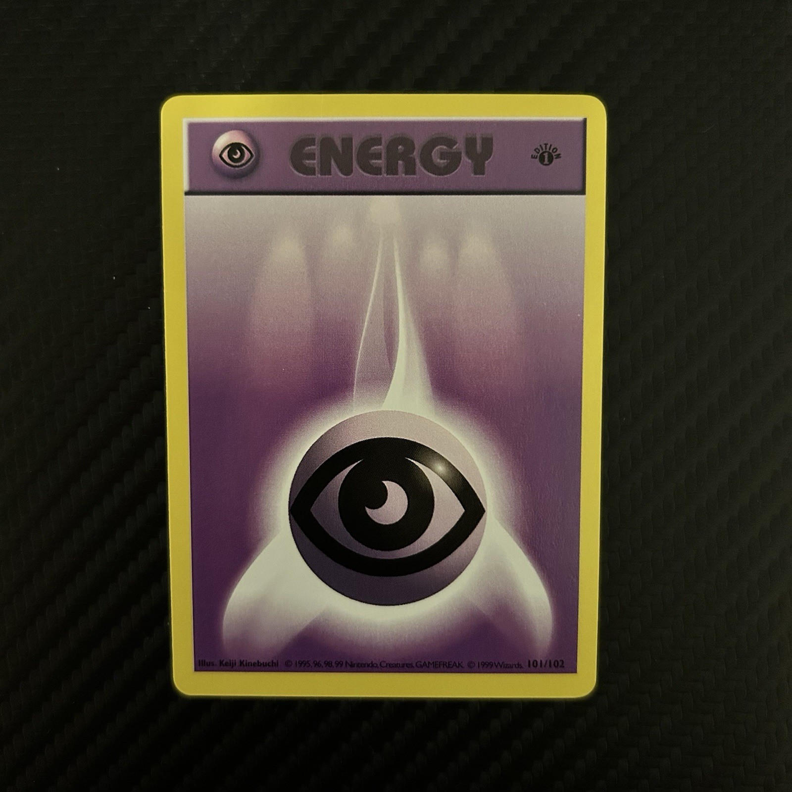 Psychic Energy 101/102 1st Edition Shadowless Base Set 1999 Pokemon WOTC LP