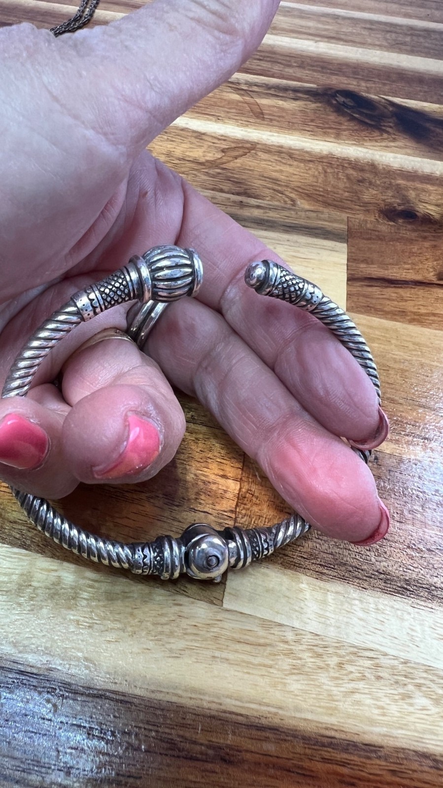 Brighton hinged bangle type bracelet, universal f… - image 4