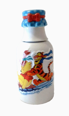 Houston Harvest 3D Winnie Pooh Tigger Piglet Sled Ceramic Bottle with Lid