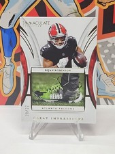 BIJAN ROBINSON 2025 PANINI IMMACULATE CLEAT IMPRESSIONS 20/22 SP ATLANTA FALCONS