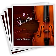 Bronze Violin Strings Full Set G-D-A-E Ball Ends Fits 1/2 and 1/4 Kids