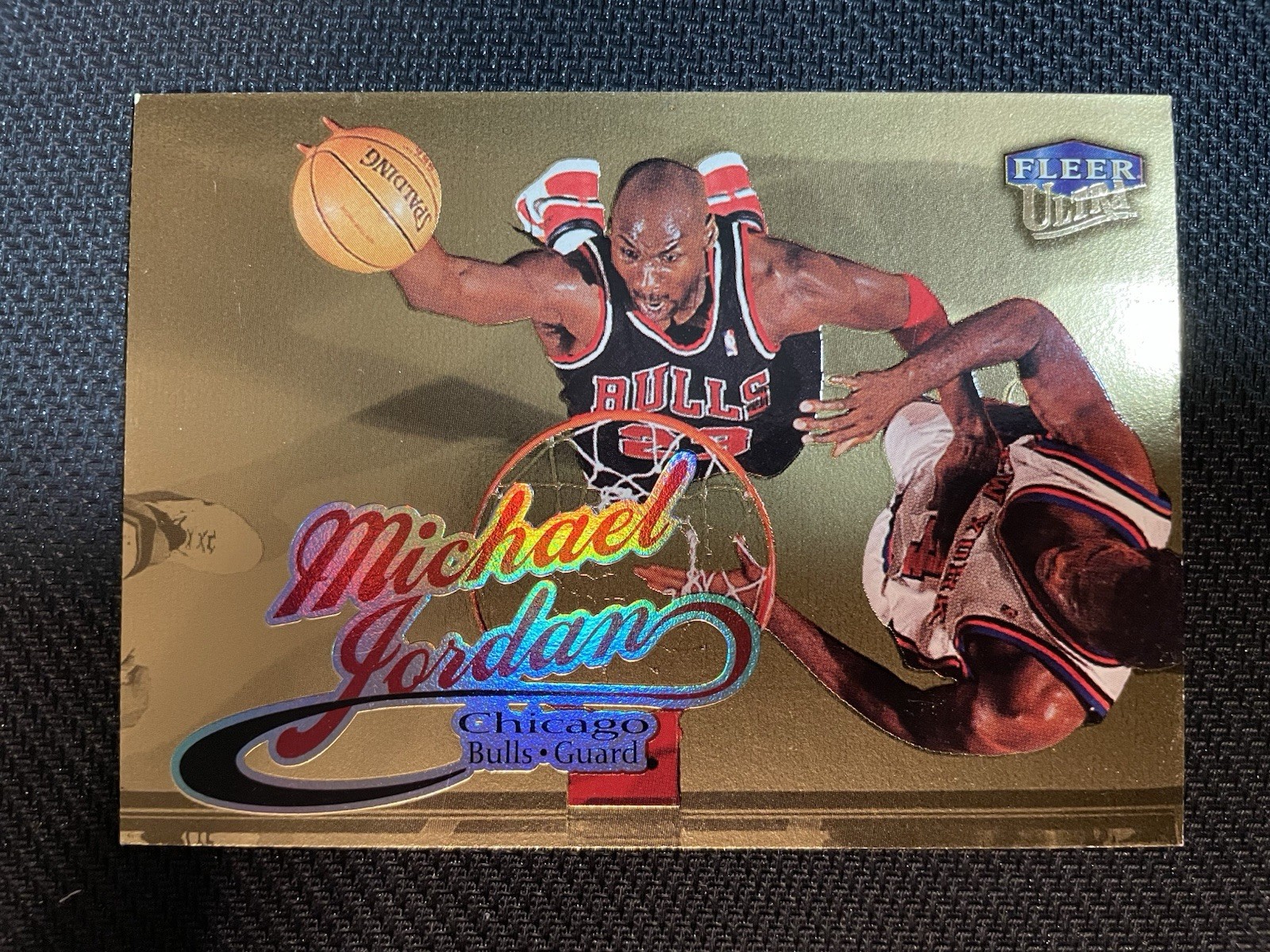 Fleer Ultra 1998-99 Michael Jordan #85G Gold Medallion Chicago Bulls Card
