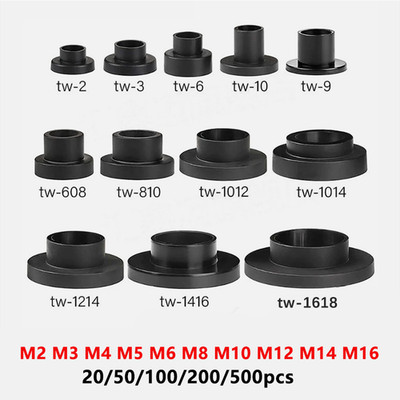 Nylon Kunststoff Lager Buchsen M2 M3 M4 M5 M6 M8 M10 M12 ~ M16 Schulterscheiben