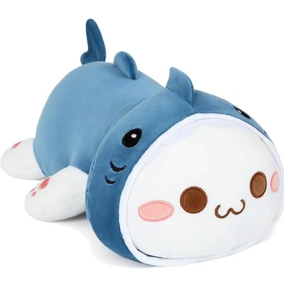 Shownicer Plüschkatz Hai Kuscheltier Spielzeug Geschenk 30cm