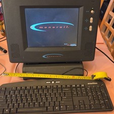 Vintage Monorail Model 133 All In One Computer 16MB 1 GB Win 95 WORKS Fine 