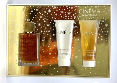 Yves Saint Laurent CINEMA Geschenkset EdP 50ml/Body Lotion/Duschgel - NEU & OVP