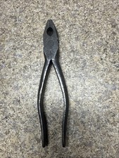 VINTAGE UTICA 8" PLIERS No.50-8 SIDE CUTTER PLIERS LINEMANS TOOL MADE IN USA