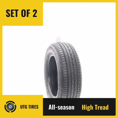 Set of (2) Used 195/65R15 Bridgestone Turanza ER300 91V - 9.5/32